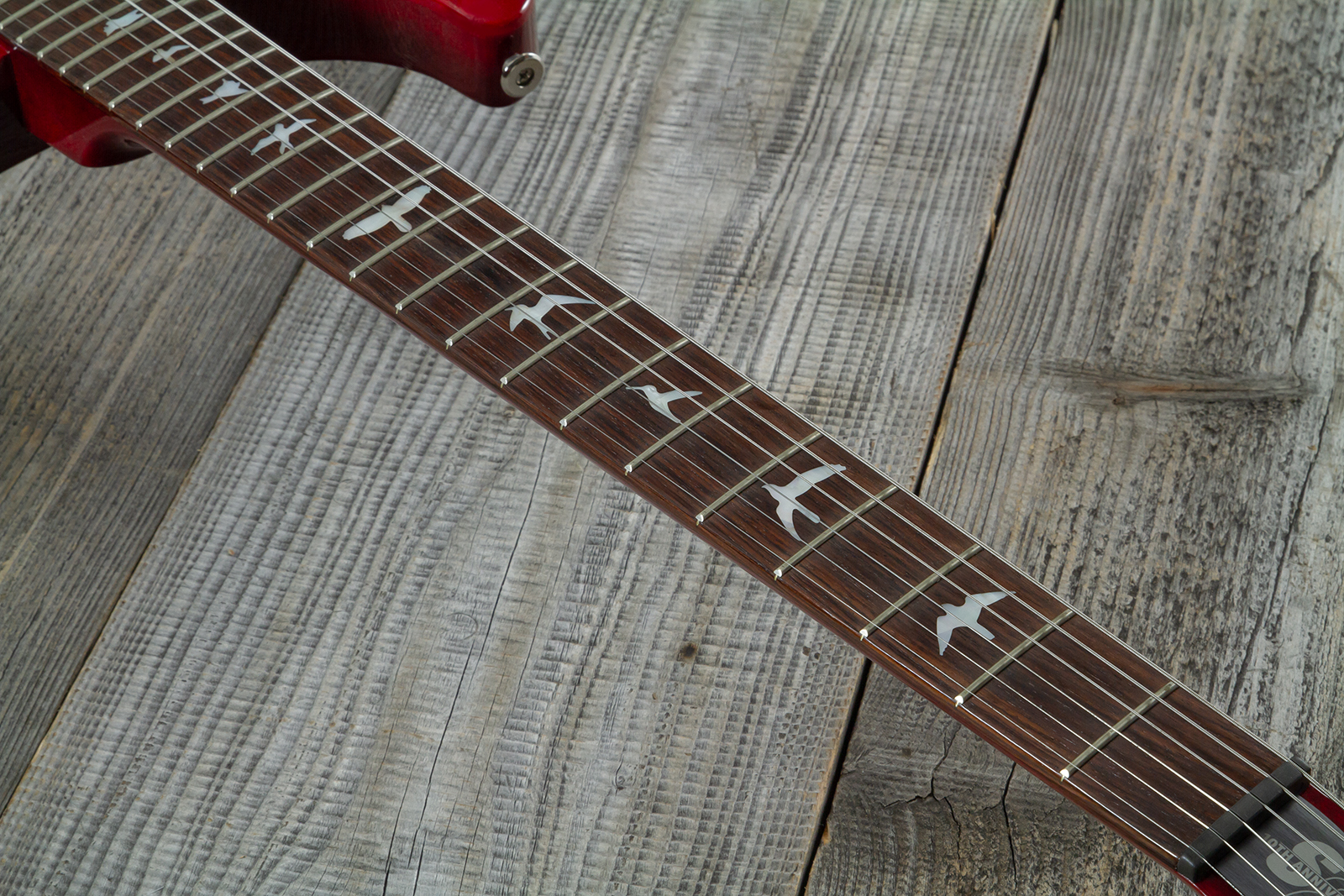 Prs Custom 24 10th Ann. S2 Ltd Usa 2h 85/15 Ht Rw - Bonni Pink Cherry Burst - Double cut gitaar - Variation 5