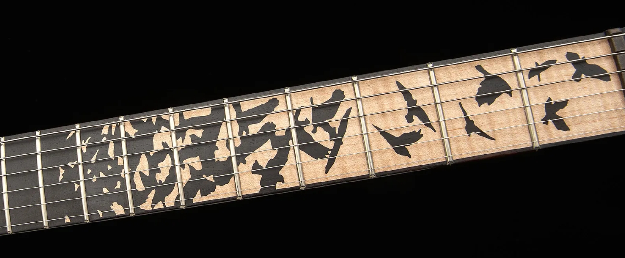 Prs Custom 24 Birds Of A Feather Usa Ltd 2h Trem Eb/mn - Blood Red - Double cut gitaar - Variation 5