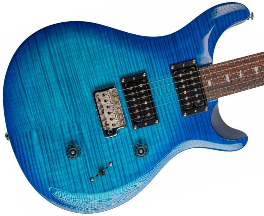 Prs Custom 24 Ltd Se 2h Trem Rw - Lake Blue - Guitarra eléctrica de doble corte. - Variation 2