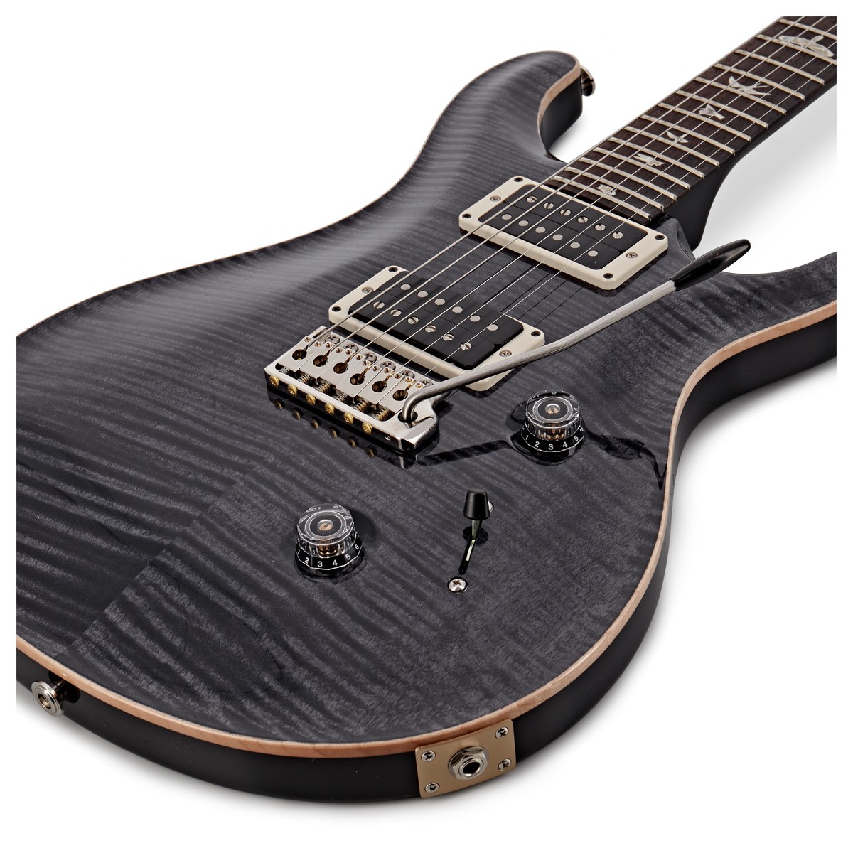Prs Custom 24 Usa 2h Dmo Trem Rw - Gray Black - Double cut gitaar - Variation 3