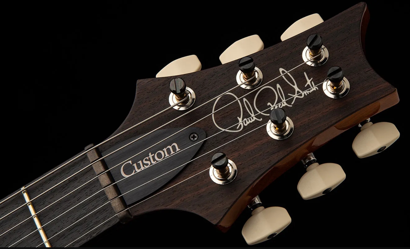Prs Custom 24 Usa 2h Dmo Trem Rw - Gray Black - Double cut gitaar - Variation 7