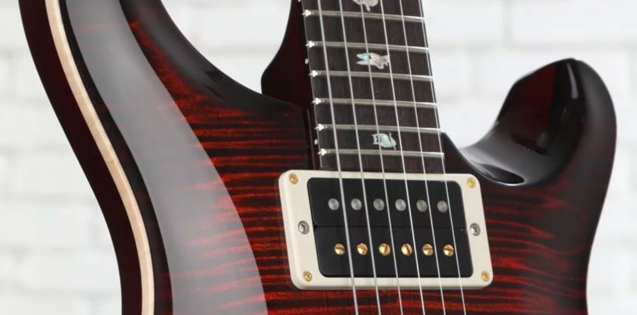 Prs Custom 24 Usa 2h Trem Rw - Fire Red Burst - Guitarra eléctrica de doble corte. - Variation 2