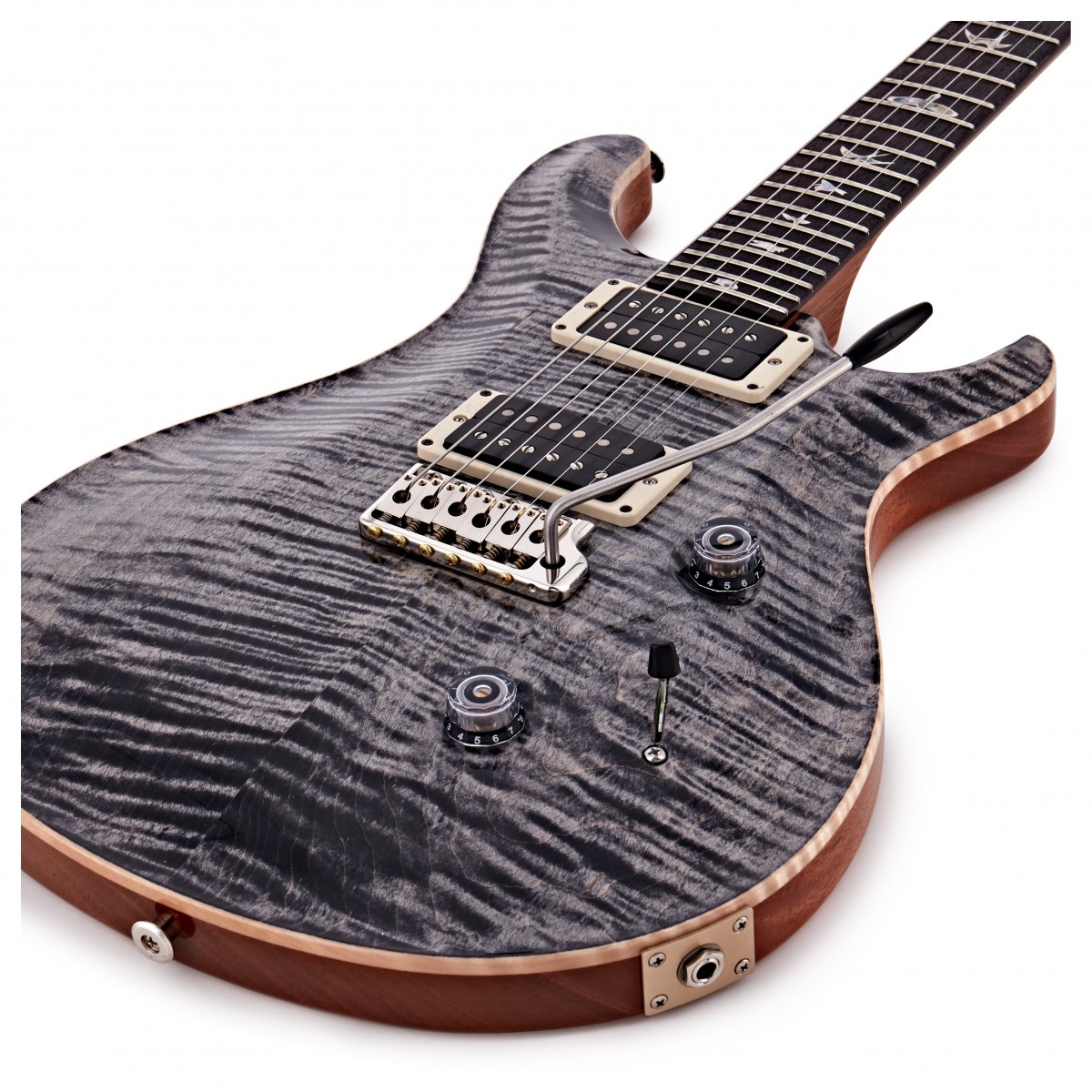 Prs Custom 24 Usa Hh Trem Rw - Charcoal Burst - Guitarra eléctrica de doble corte. - Variation 3