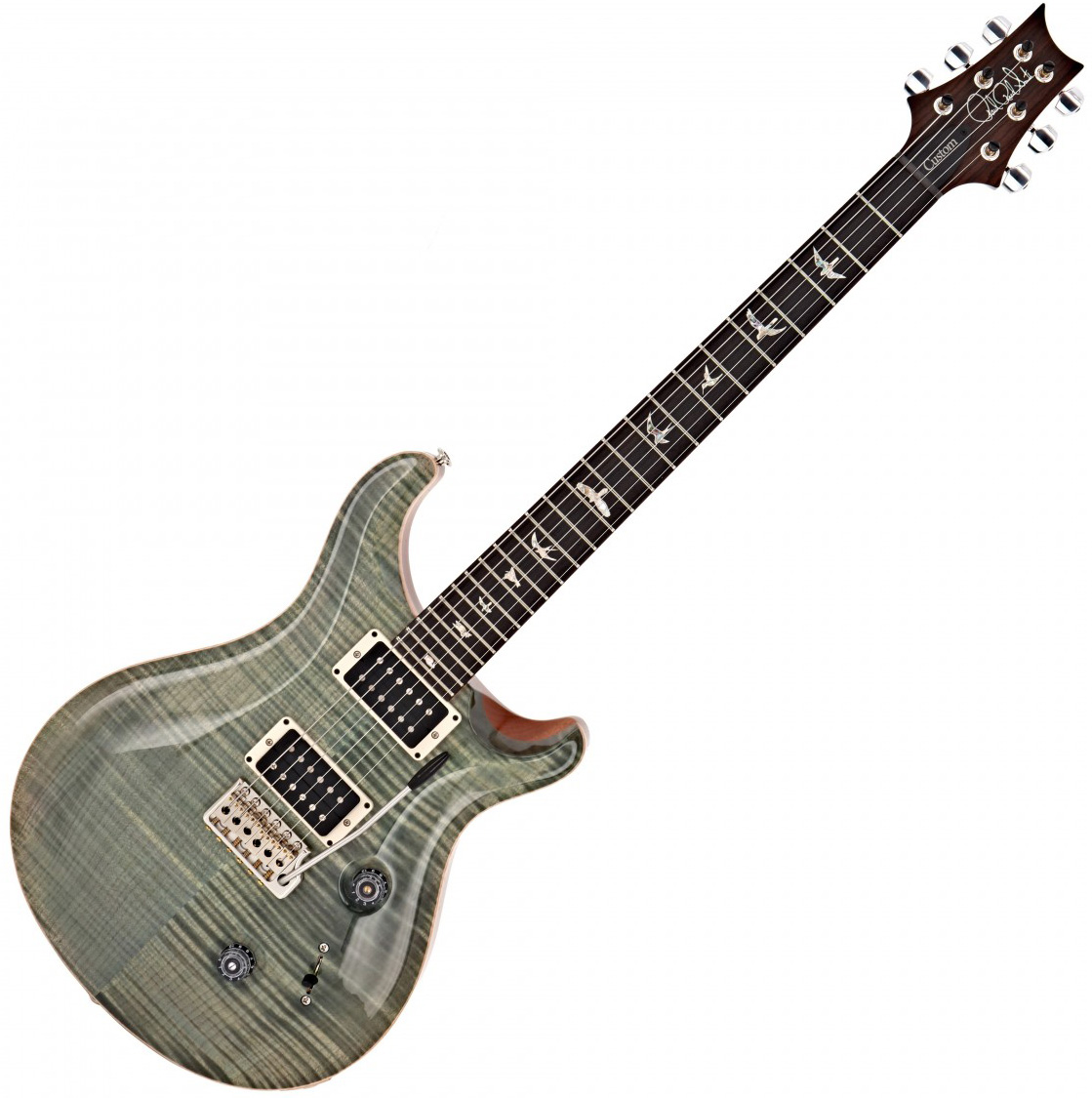 Prs Custom 24 Usa Hh Trem Rw - Trampas Green - Guitarra eléctrica de doble corte. - Variation 7