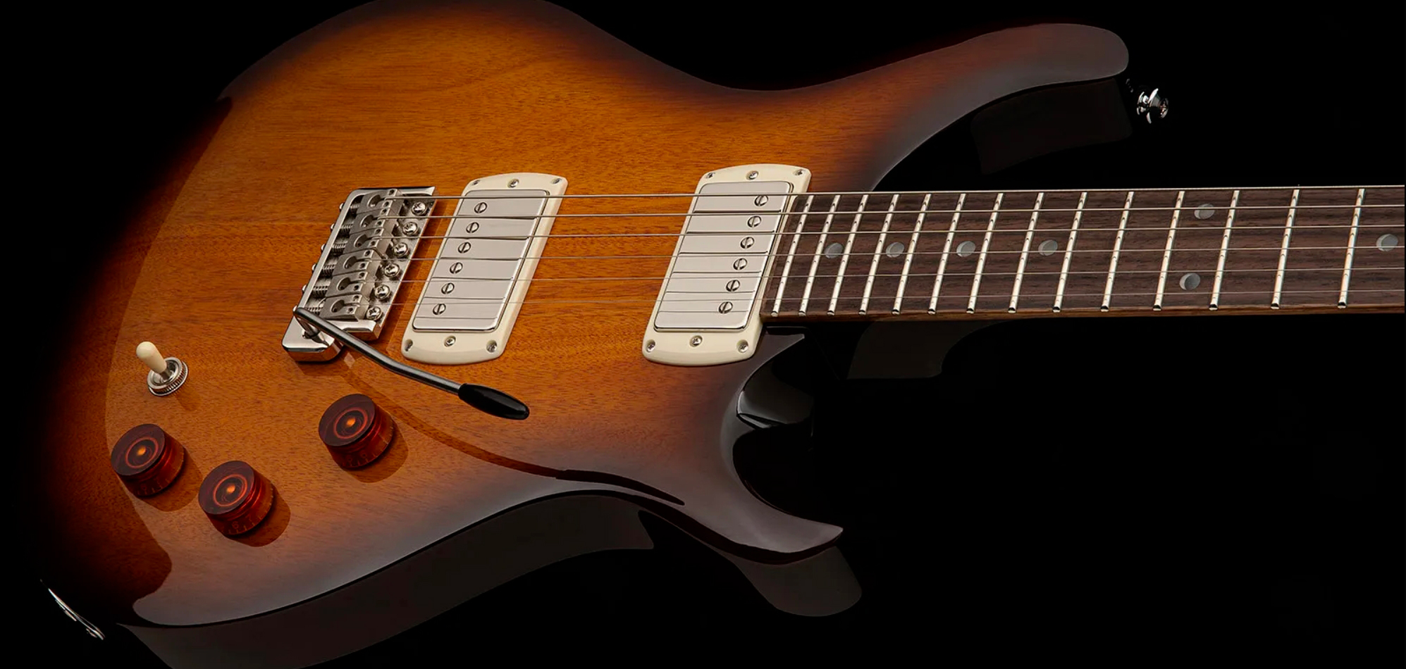 Prs David Grissom Dgt Standard Se Signature 2h Trem Rw - Mccarty Tobacco Sunburst - Double cut gitaar - Variation 2