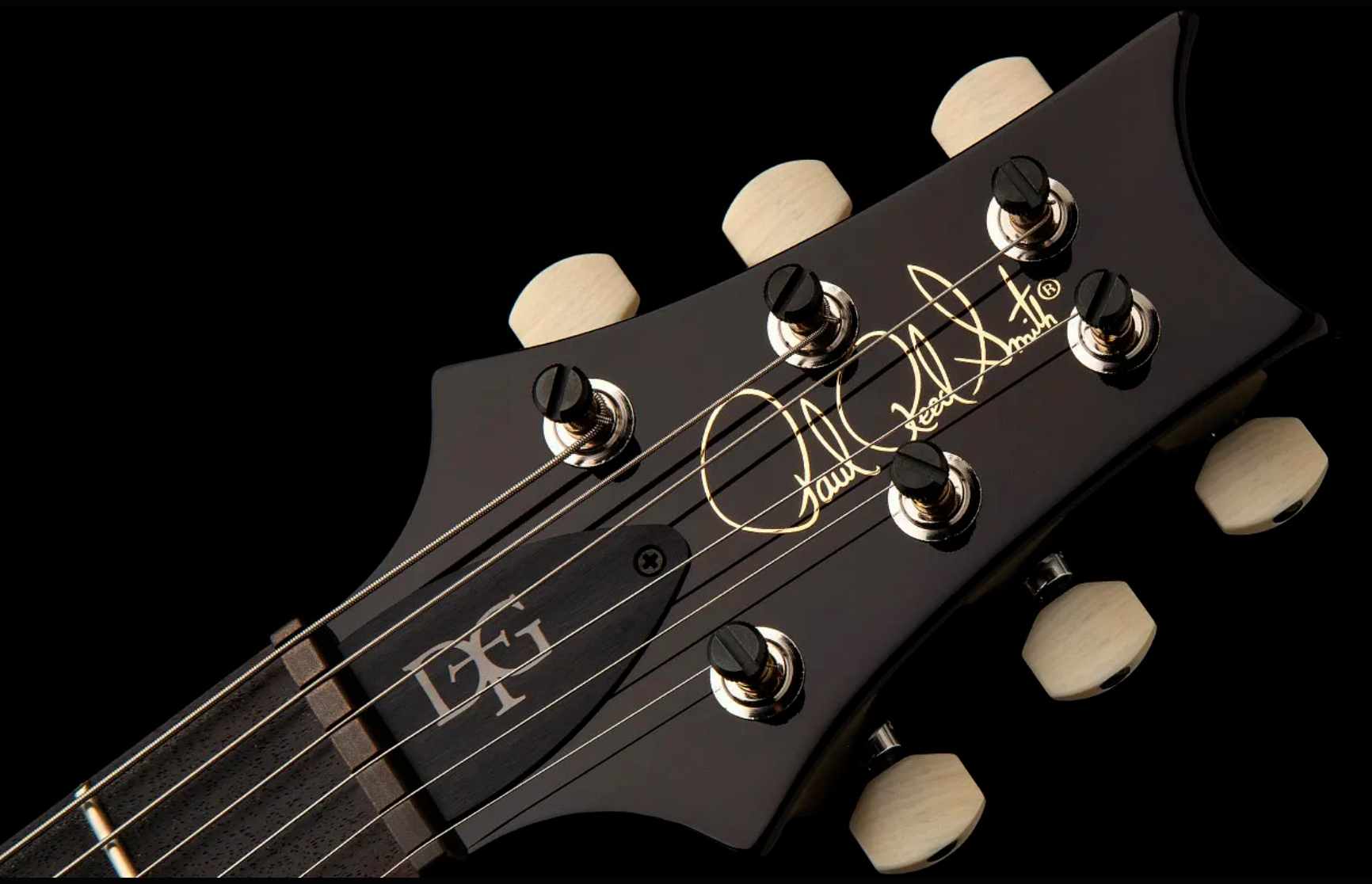 Prs David Grissom Dgt Usa Signature 2h Trem Rw - Gold Top Moon Inlays - Double cut gitaar - Variation 1