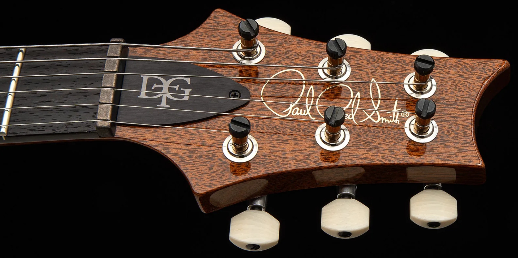 Prs David Grissom Dgt Usa Signature 2h Trem Rw - Tiger Eye - Double cut gitaar - Variation 5