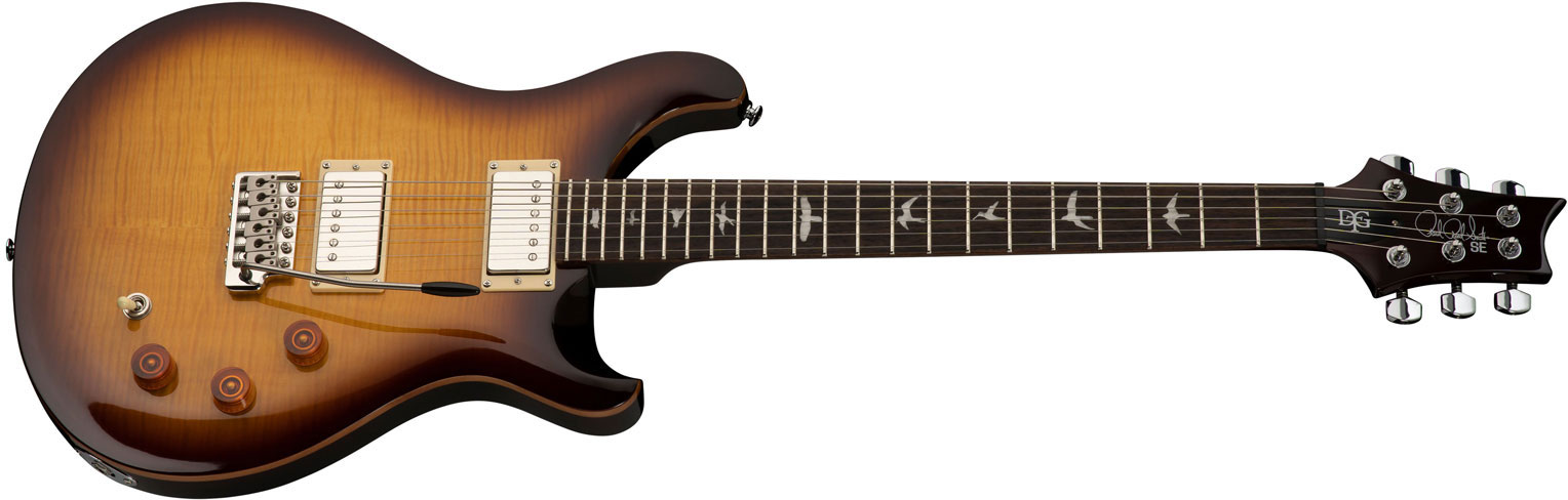 Prs David Grissom Se Dgt 2023 Signature 2h Trem Rw - Mccarty Tobacco Sunburst - Guitarra eléctrica de doble corte. - Variation 1