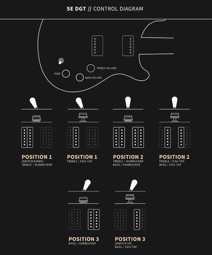 Prs David Grissom Se Dgt 2023 Signature 2h Trem Rw - Gold Top - Guitarra eléctrica de doble corte. - Variation 4