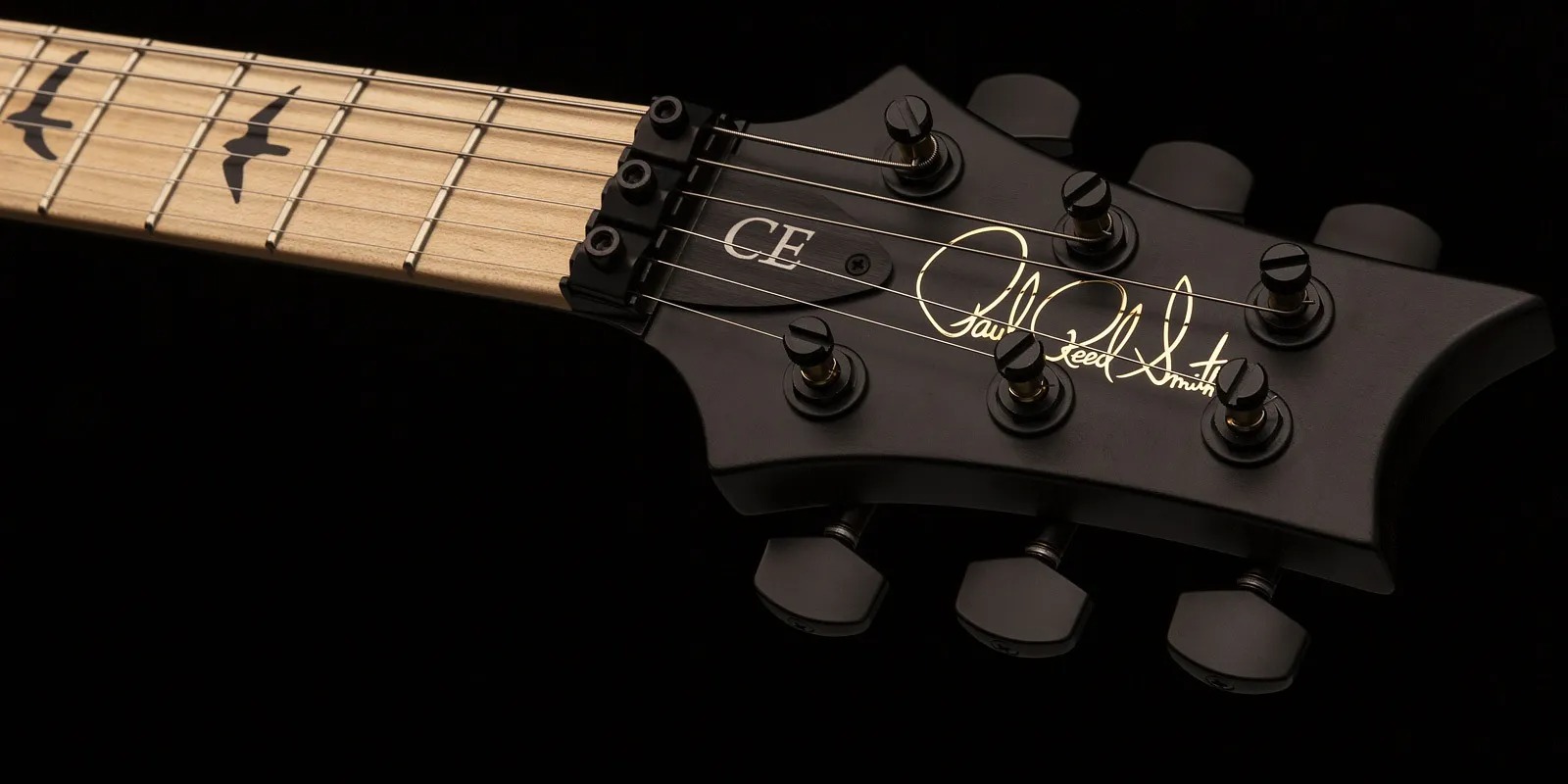 Prs Dustie Waring Dw Ce 24 Floyd Bolt-on Usa Signature 2h Fr Mn - Gray Black - Guitarra eléctrica de doble corte. - Variation 5