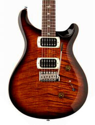 Double cut gitaar Prs SE Custom 24 (Wing Tuners) - Black gold burst