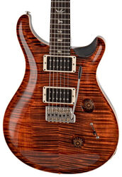 Guitarra eléctrica de doble corte. Prs USA Custom 24 - Orange tiger