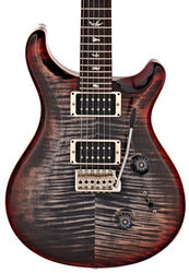 Guitarra eléctrica de doble corte. Prs USA Custom 24 - Charcoal cherry burst