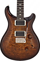 Guitarra eléctrica de doble corte. Prs USA Custom 24 - Black gold burst