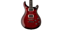 Double cut gitaar Prs USA S2 McCarty 594 (58/15 LT Pickups) - Fire red burst