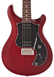Guitarra eléctrica de doble corte. Prs USA Standard 22 Satin - Vintage cherry