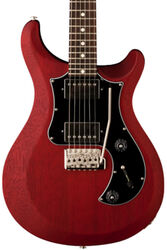 Guitarra eléctrica de doble corte. Prs USA S2 Standard 24 Satin - Vintage cherry