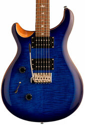 Linkshandige elektrische gitaar Prs SE Custom 24 2021 LH - Faded blue burst