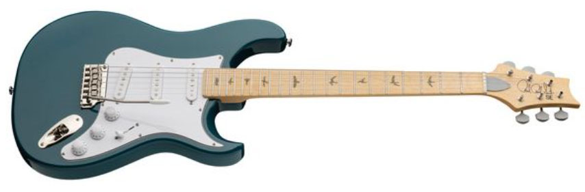 Prs John Mayer Se Silver Sky Maple Signature 3s Trem Mn - Nylon Blue - Kenmerkende elektrische gitaar - Variation 1