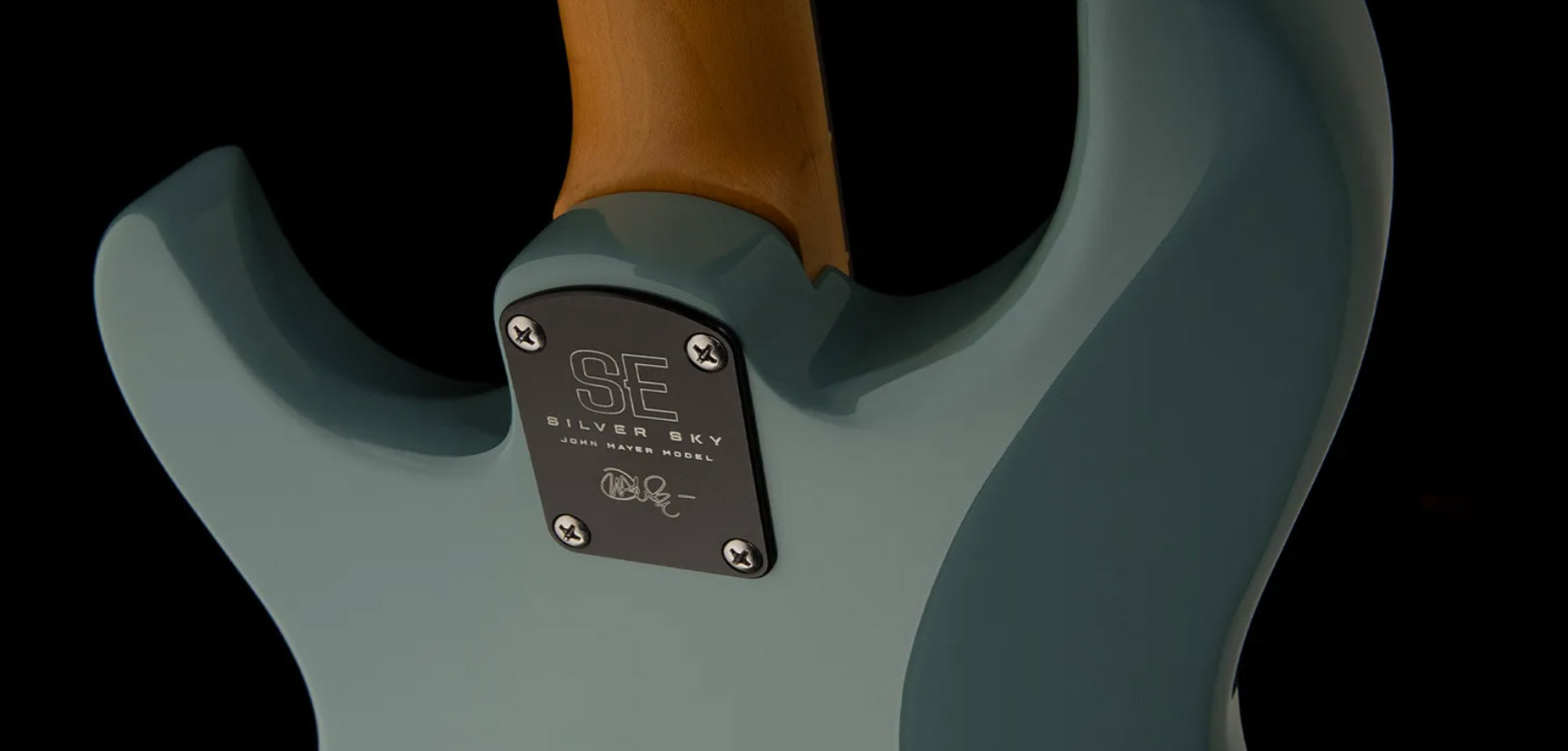 Prs John Mayer Se Silver Sky Rosewood Signature 3s Trem Rw - Storm Gray - Elektrische gitaar in Str-vorm - Variation 3
