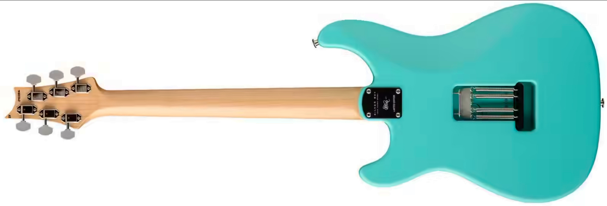 Prs John Mayer Silver Sky Bolt-on Usa Ltd Trem 3s Rw - Wild Blue Satin - Double cut gitaar - Variation 1