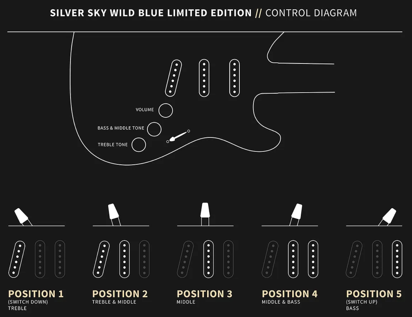 Prs John Mayer Silver Sky Bolt-on Usa Ltd Trem 3s Rw - Wild Blue Satin - Double cut gitaar - Variation 6