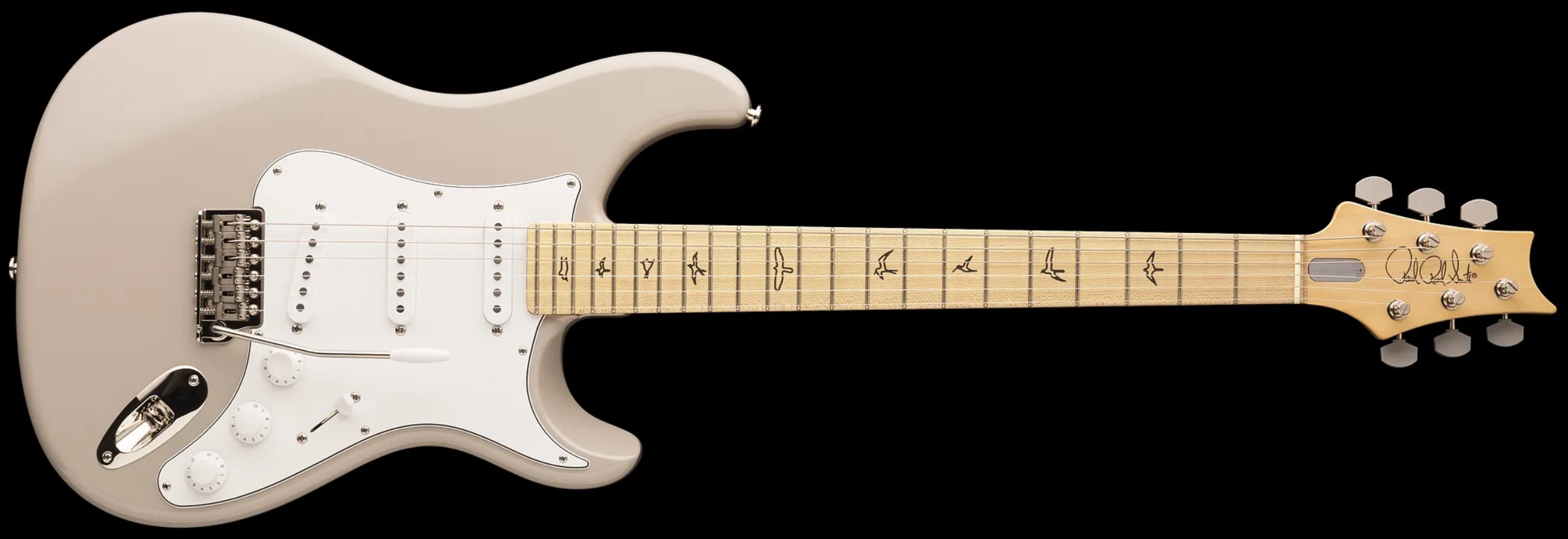 Prs John Mayer Silver Sky Usa Signature 3s Trem Mn - Moc Sand Satin - Elektrische gitaar in Strat vorm - Variation 1