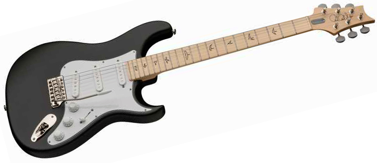 Prs John Mayer Silver Sky Usa Signature 3s Trem Mn - Faded Black Tee Satin - Elektrische gitaar in Strat vorm - Variation 1