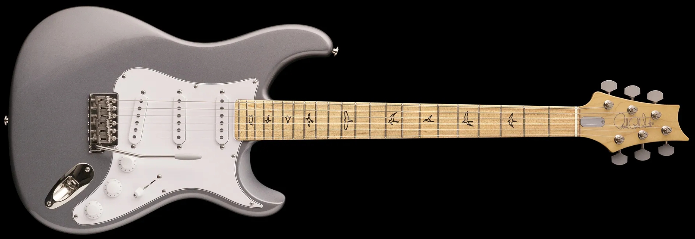 Prs John Mayer Silver Sky Usa Signature 3s Trem Mn - Tungsten - Elektrische gitaar in Strat vorm - Variation 2