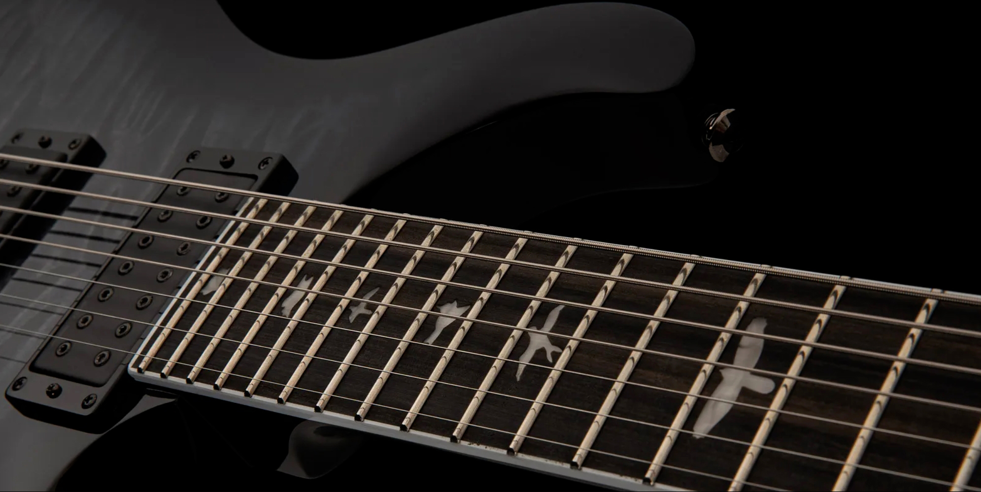 Prs Mark Holcomb Svn Se Signature 7c Baryton 2hseymour Duncan  Ht Eb - Holcomb Blue Burst - Bariton elektrische gitaar - Variation 3