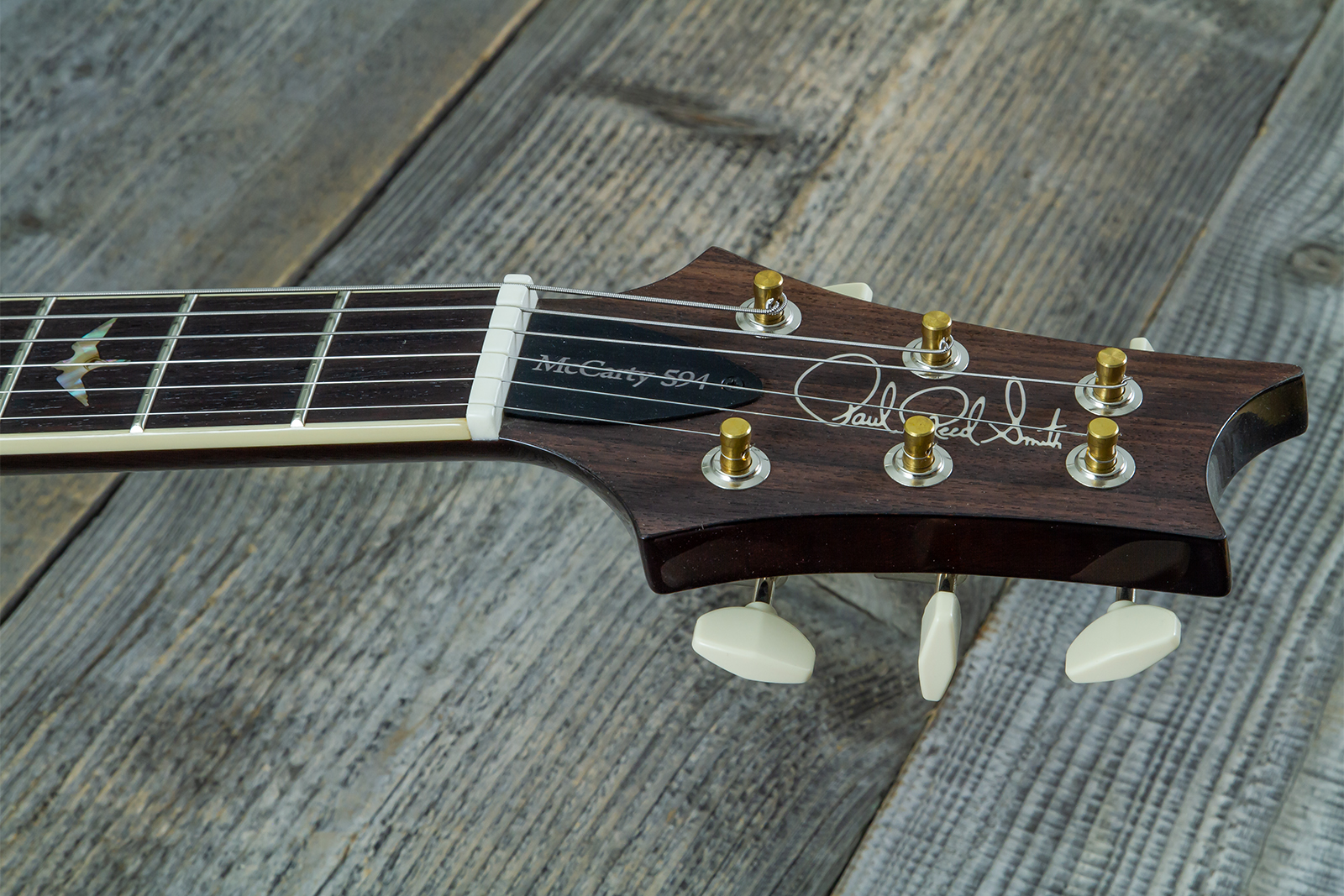 Prs Mccarty 594 Hand-signed Usa 2h Ht Rw #0377741 - Black Gold Wraparound Burst - Double cut gitaar - Variation 6