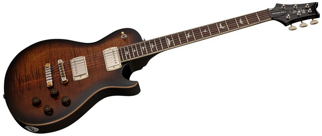 Prs Mccarty 594 Singlecut Se (wing Tuners) 2h Ht Rw - Black Gold Burst - Single cut gitaar - Variation 6