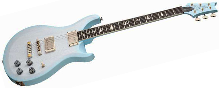 Prs Mccarty 594 Thinline S2 Usa 2h 58/15lt Ht Rw - Cloud Burst Satin - Double cut gitaar - Variation 1