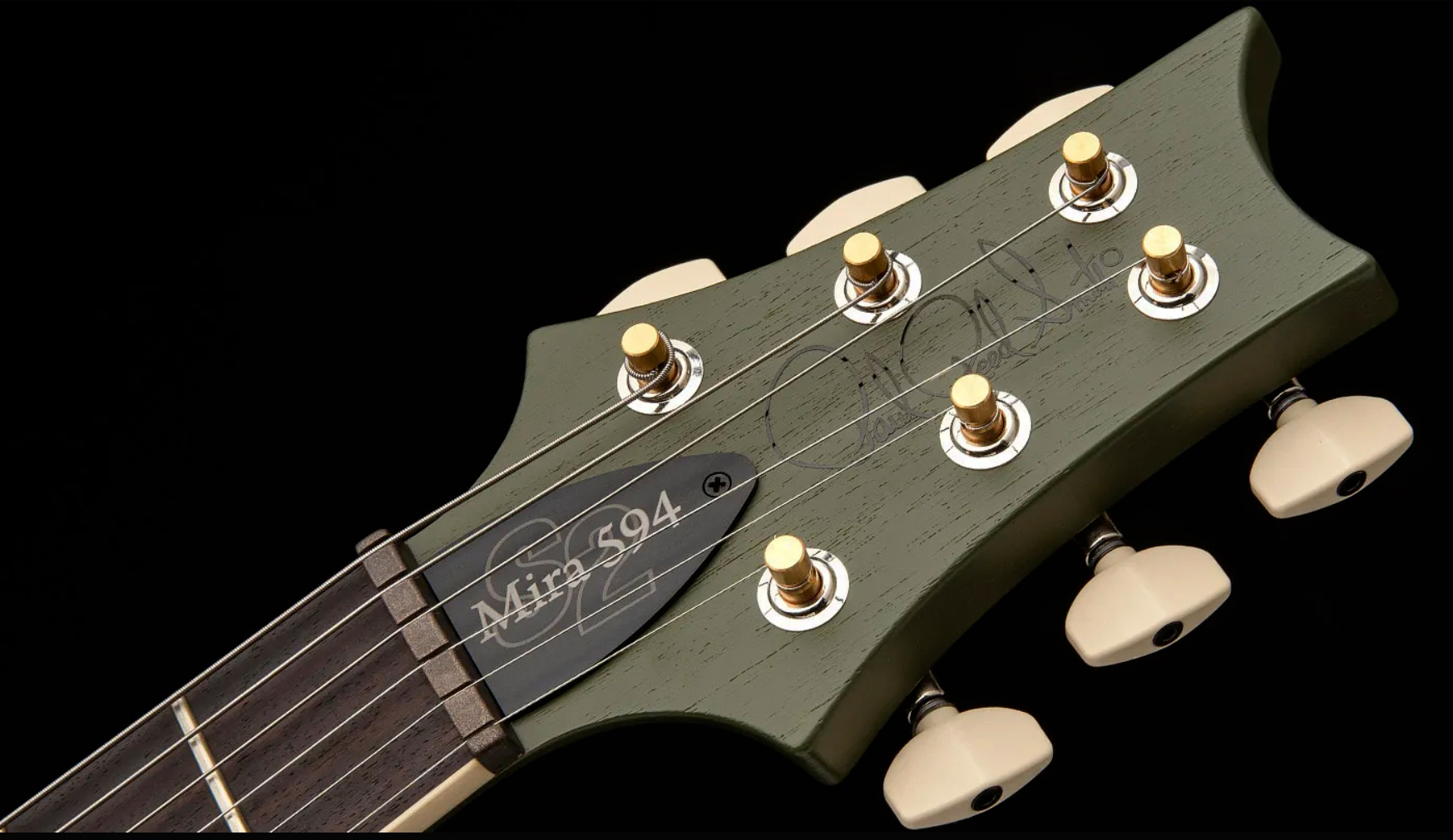 Prs Mira 594 Satin S2 Usa 2h Ht Rw - Matcha Green - Double cut gitaar - Variation 8