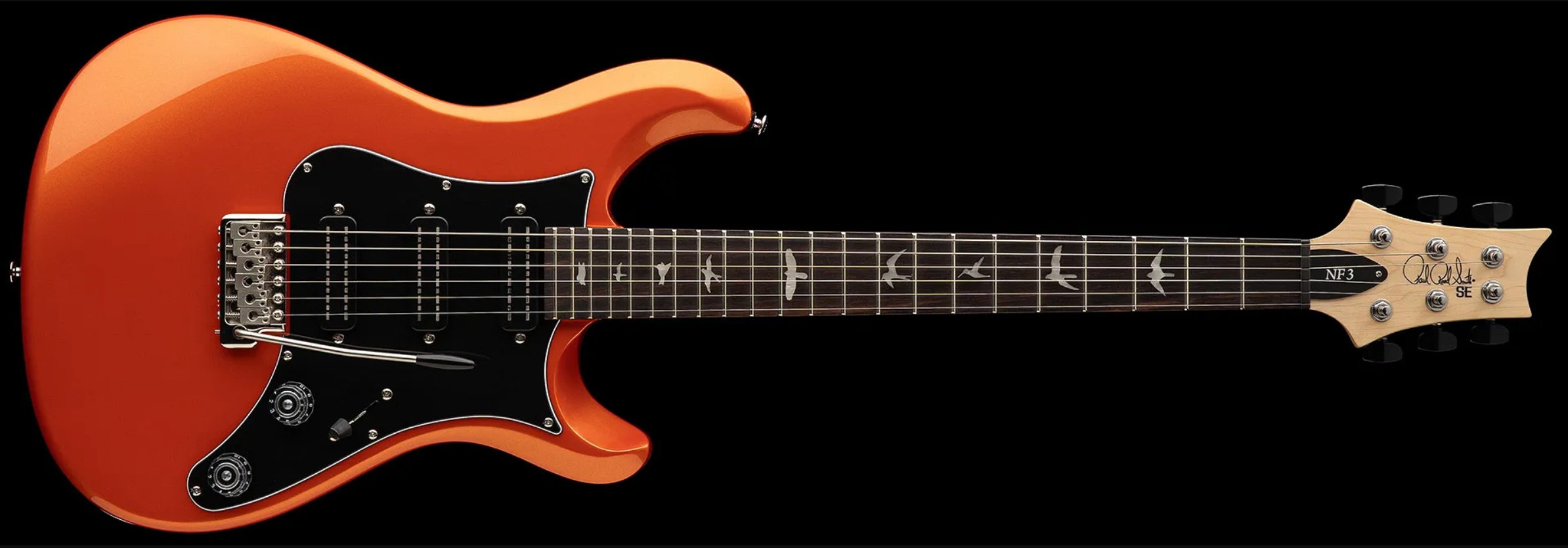 Prs Nf3 Se Bolt-on 3h Trem Rw - Metallic Orange - Single cut gitaar - Variation 2
