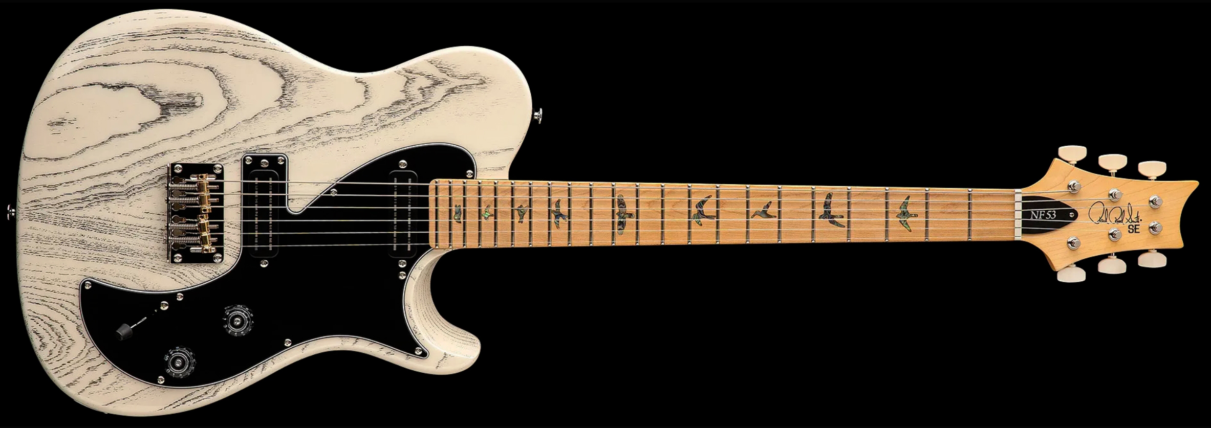 Prs Nf53 Se 2mh Ht Mn - White Doghair - Single cut gitaar - Variation 3