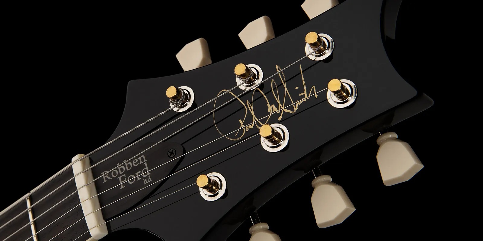 Prs Robben Ford Mccarty Ltd 2h Ht Bla - Black - Guitarra eléctrica de doble corte. - Variation 6