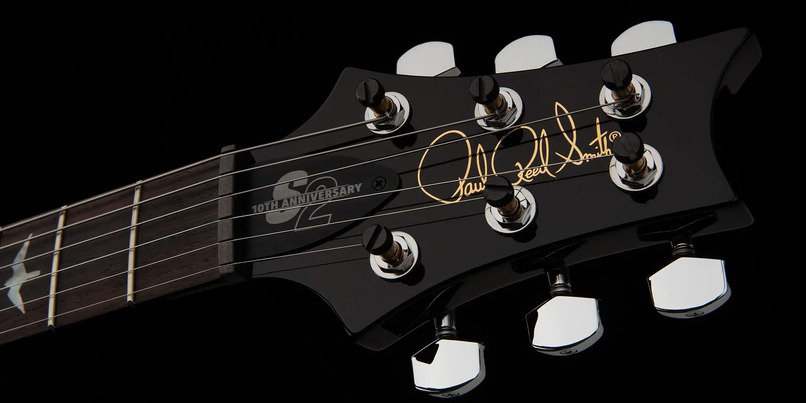 Prs S2 Custom 24 10th Ann. Ltd Usa 2023 2h Trem Rw - Black Amber - Guitarra eléctrica de doble corte. - Variation 6