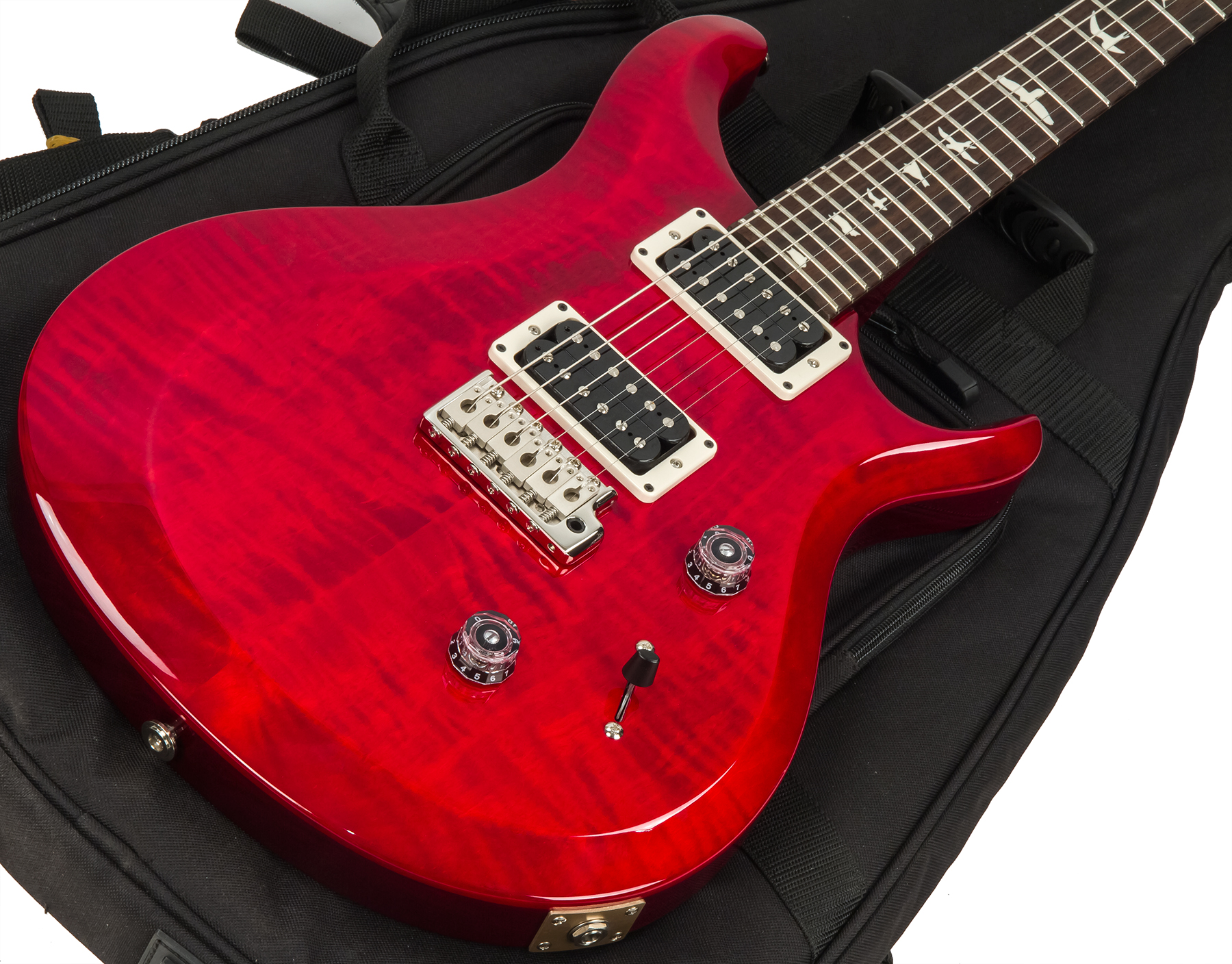 Prs S2 Custom 24 Usa Hh Trem Rw - Scarlet Red - Guitarra eléctrica de doble corte. - Variation 1