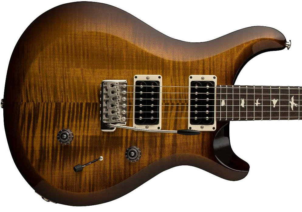 Prs S2 Custom 24 Usa 2h Trem Rw - Black Amber - Guitarra eléctrica de doble corte. - Variation 2