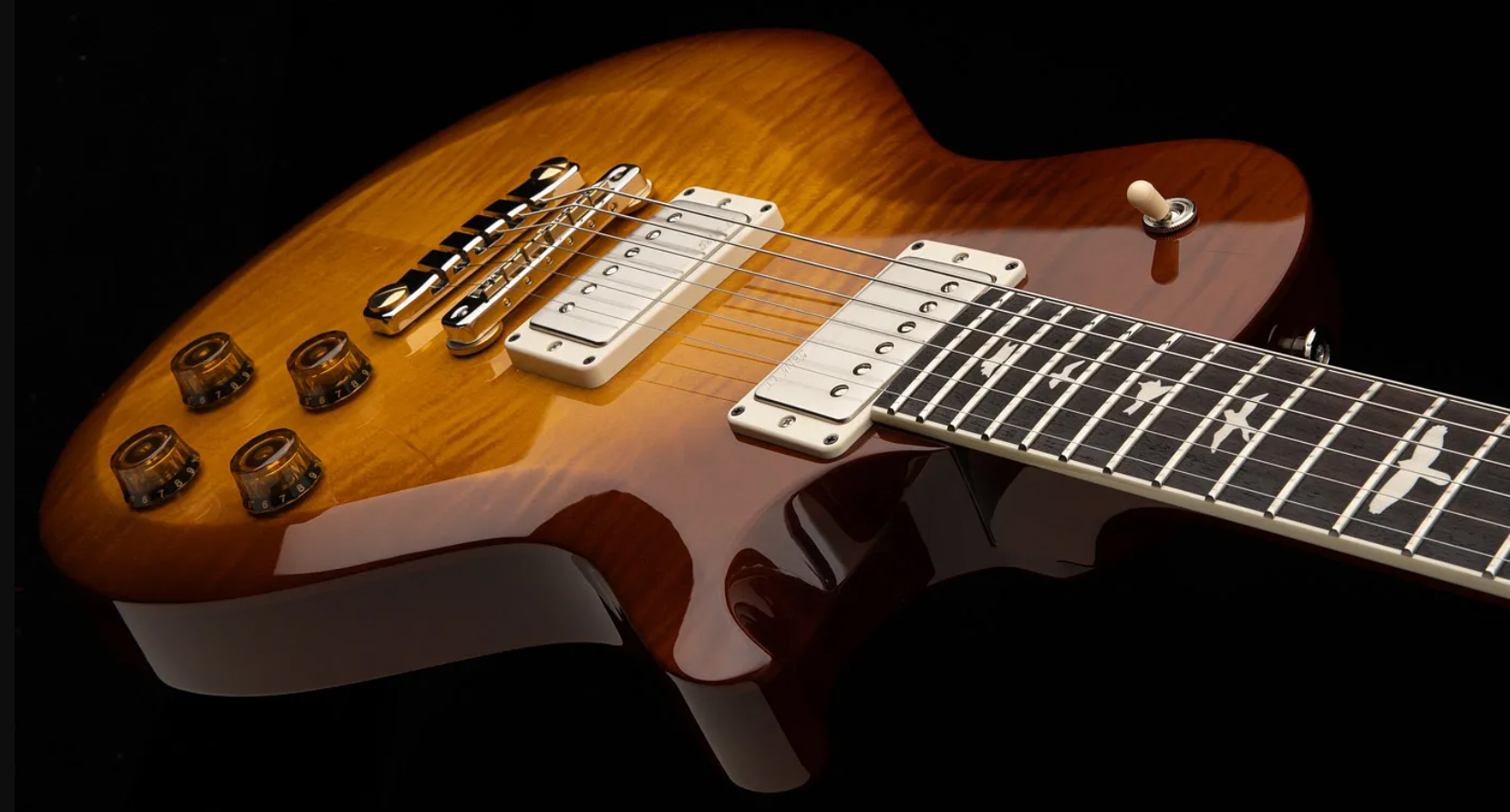 Prs S2 Mccarty 594 Singlecut Usa 2h 58/15lt Ht Rw - Honey Gold Burst - Single cut gitaar - Variation 2