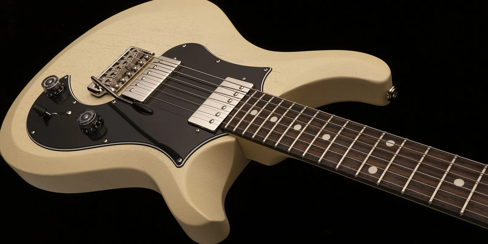 Prs S2 Standard 22 Satin Usa Hh Trem Rw - Antique White - Guitarra eléctrica de doble corte. - Variation 7