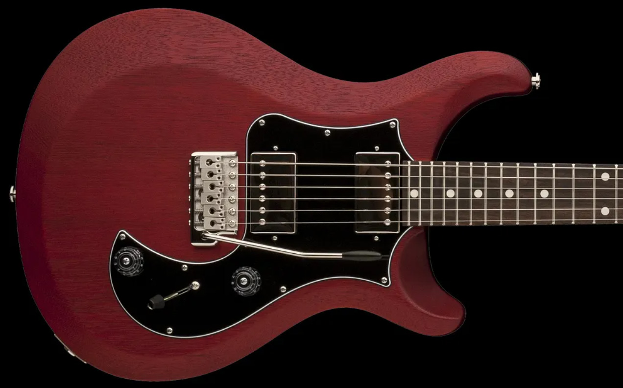 Prs S2 Standard 24 Satin Usa 2h Trem Rw - Vintage Cherry - Guitarra eléctrica de doble corte. - Variation 1