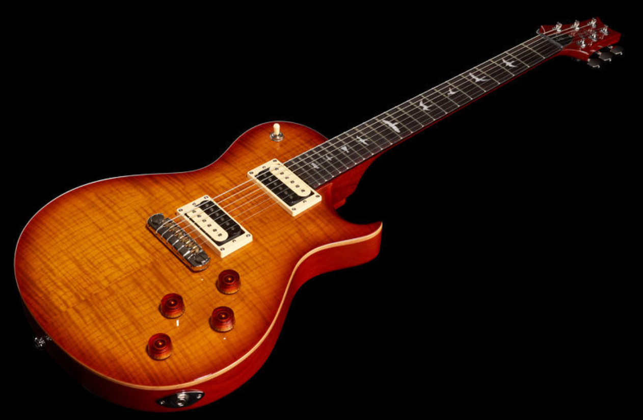 Prs Se 245 Hh Ht Rw +housse - Vintage Sunburst - Enkel gesneden elektrische gitaar - Variation 1