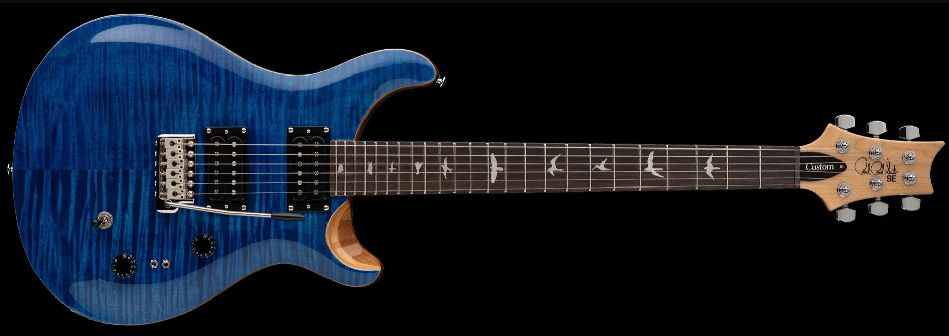 Prs Se Custom 24-08 2023 2h Trem Rw - Faded Blue - Double cut gitaar - Variation 1