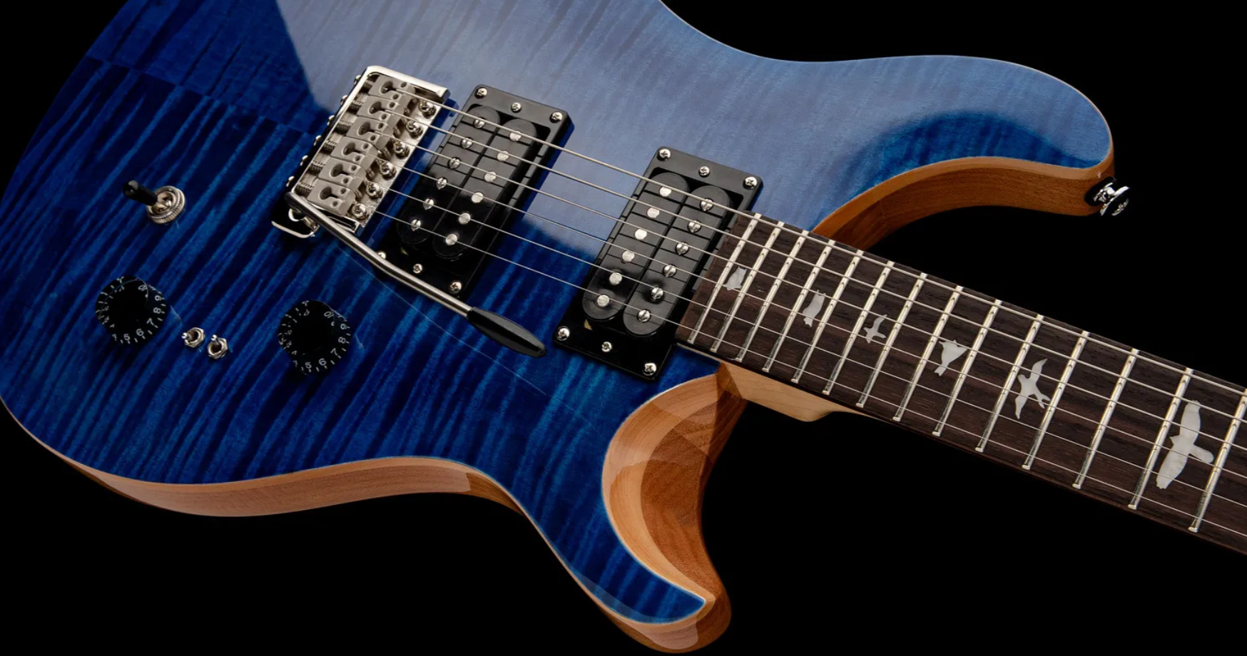 Prs Se Custom 24-08 2023 2h Trem Rw - Faded Blue - Double cut gitaar - Variation 2