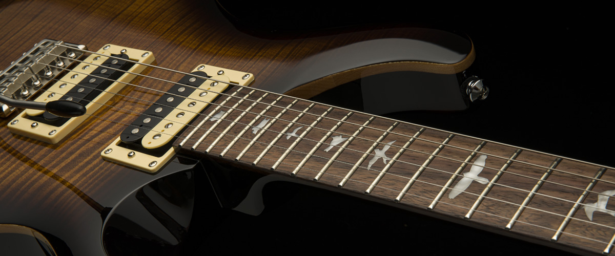 Prs Se Custom 24 2021 Hh Trem Rw +housse - Black Gold Burst - Guitarra eléctrica de doble corte. - Variation 1
