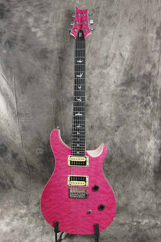 Prs Se Custom 24 2021 Hh Trem Rw +housse - Bonnie Pink - Guitarra eléctrica de doble corte. - Variation 1