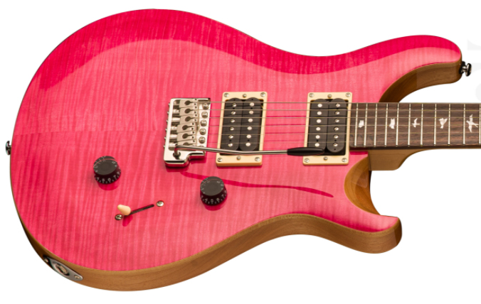 Prs Se Custom 24 2021 Hh Trem Rw +housse - Bonnie Pink - Guitarra eléctrica de doble corte. - Variation 4