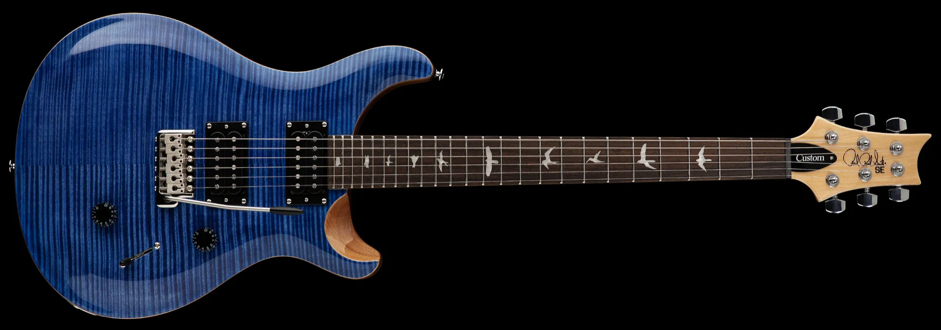 Prs Se Custom 24 2023 2h Trem Rw - Faded Blue - Guitarra eléctrica de doble corte. - Variation 1